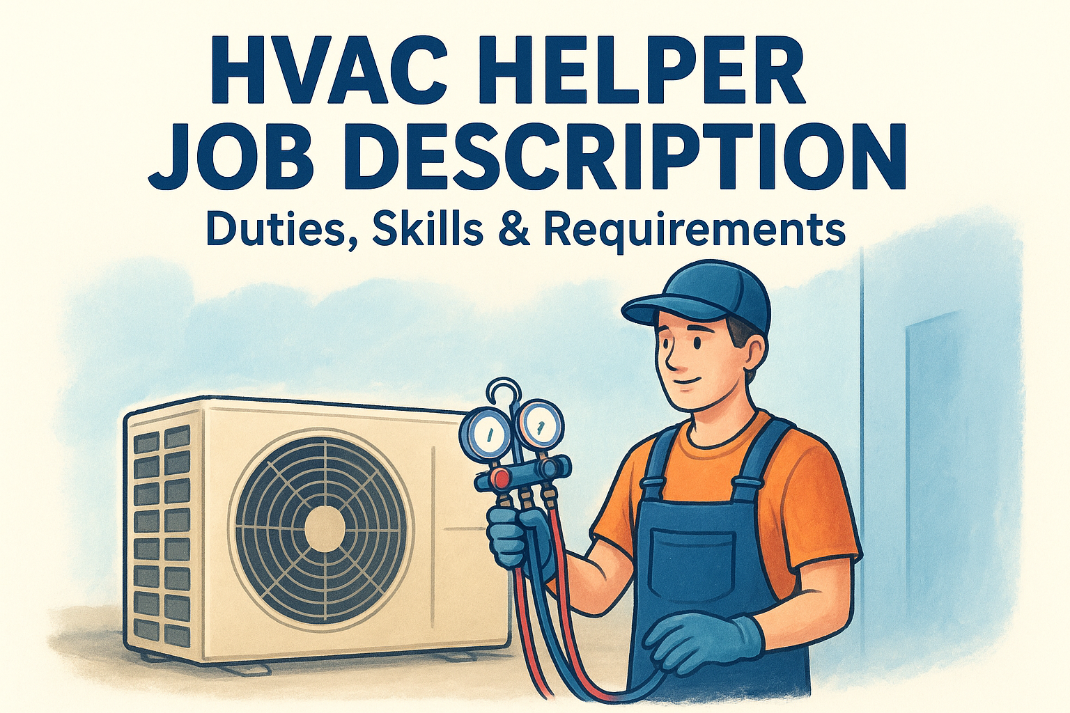 HVAC Helper Job Description: Duties, Skills & Requirements